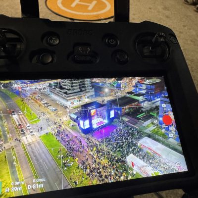 Empresa Aérea con dron